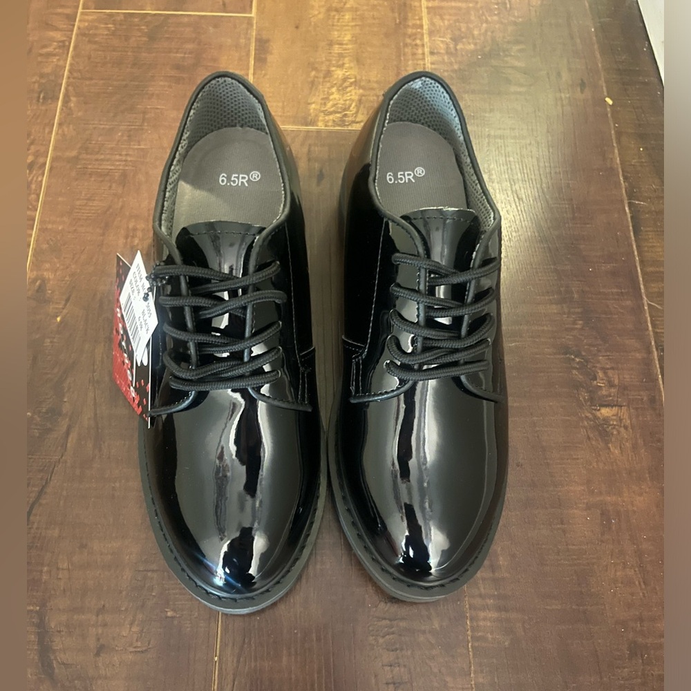 Rothco 5055 Black Hi Gloss Oxford Dress Shoes